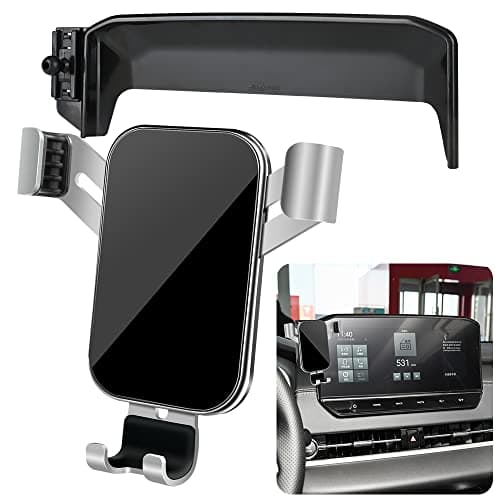 LUNQIN Car Phone Holder for Mitsubishi Outlander 2022 2023 2024 and Outlander PHEV 2023 2024 Auto Interior Accessories Best Cell Phones Mount Cellphone Mobile Cradle Charging Navigation Screen Bracket