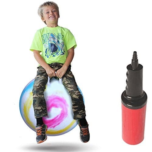 WALIKI Hopper Ball Toy for Boys & Girls Ages 7 8 9 Years Old | Tie-Dye Jumping Ball | Hippity Hop | Fun Birthday Gift | 20”