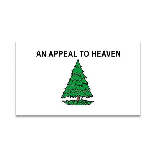 an Appeal to Heaven Flag Sticker Tree Historic Revolutionary Washington Cruiser 3 x 5 inch
