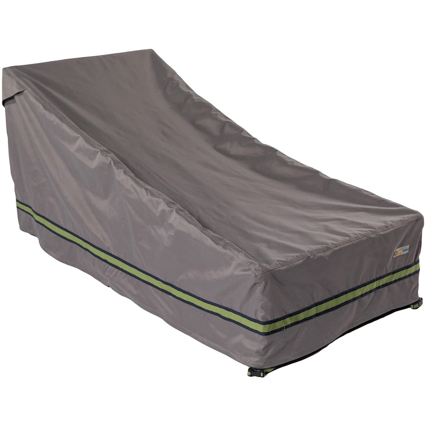 DUCKCOVERS Soteria Waterproof 74 Inch Patio Chaise Lounge Chair Cover Chaise Lounge Covers Outdoor