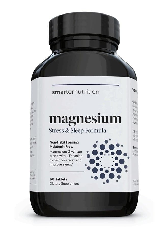 Smarter Magnesium Multi-Active Magnesium 4 Forms of Magnesium, Glycinate, Citrate, Malate, and Bisglycinate with No Laxative Effect (30 Servings)