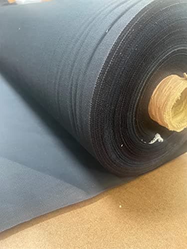 Sedona Designz Black Cotton Duck Canvas 12oz 62 Wide Fabric by The Yard Heavy Duty Durable for Upholstery Crafts and Home Dcor