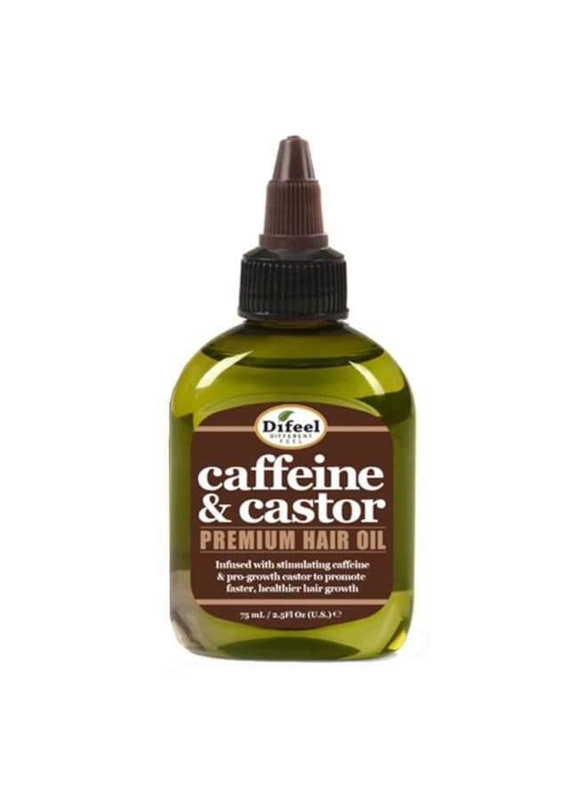 Caffeine & Castor Premium Hair Oil for Faster Hair Growth 2.5 oz.