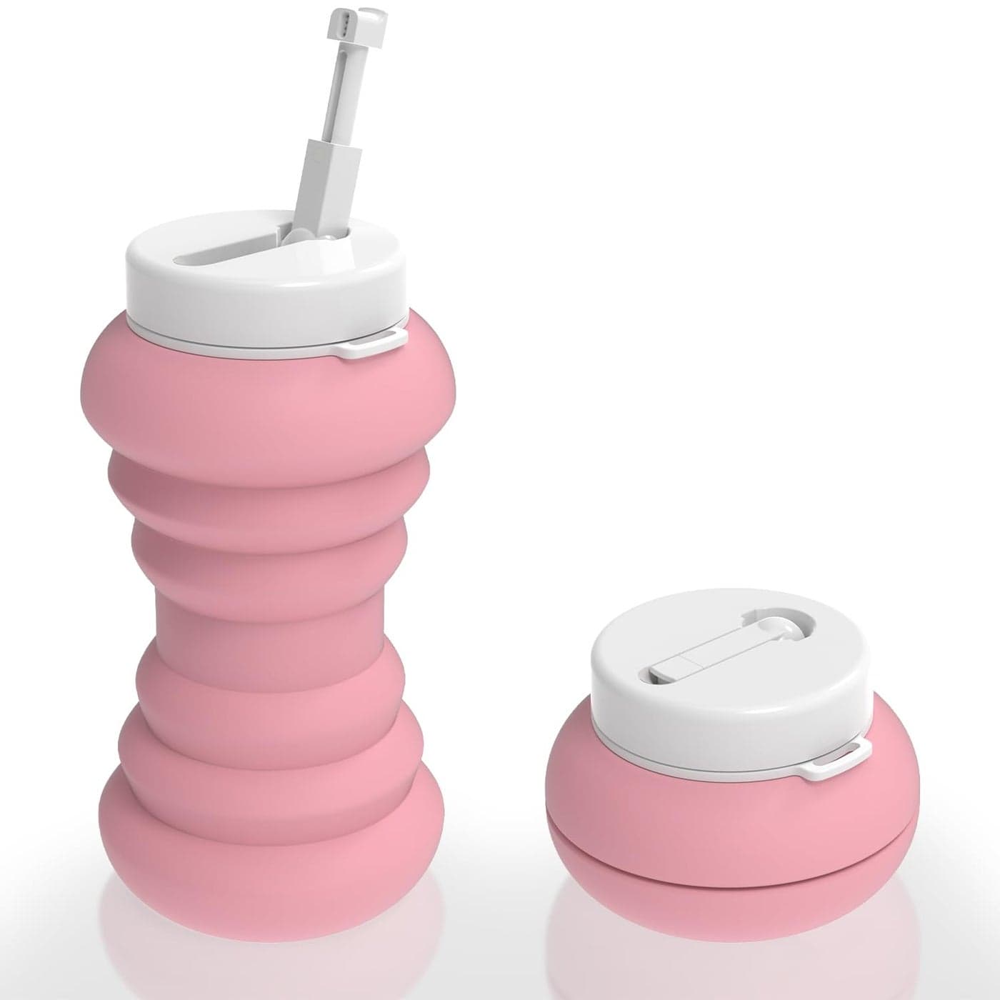 ALTON SHR20245, Non-Electric Collapsible Toilet Portable Bidet, Retractable Travel Bidet, Pink, 600ML | Jet Spray for Toilet | Health Faucet