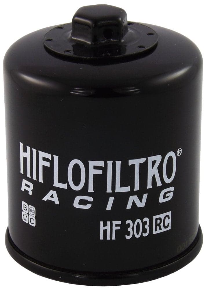 HiFloFiltro HF303RC-4 Black RC High Performance Premium Oil Filter, 4-Pack