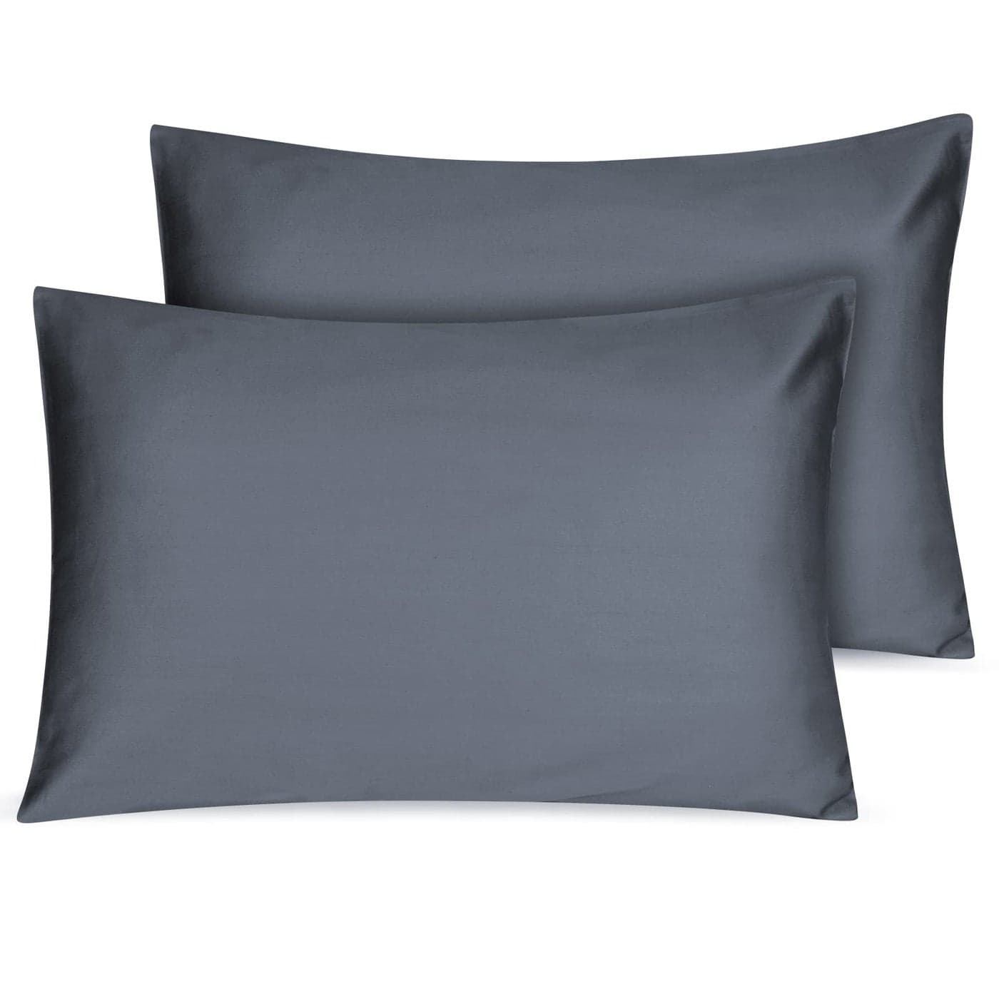Organic Cotton Toddler Pillowcase 2 Pack 14 x 20 Travel Pillow Case Cover for Babies Kids Boys and Girls Soft and Breathable Small Pillow Cases with Envelope Closure Dark Grey