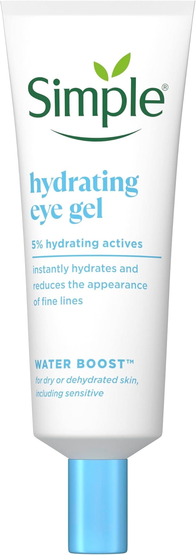 Simple Water Boost Hydrating Eye Gel crueltyfree and vegan for the deep longlasting hydration of screenstressed and tired eyes 25 ml
