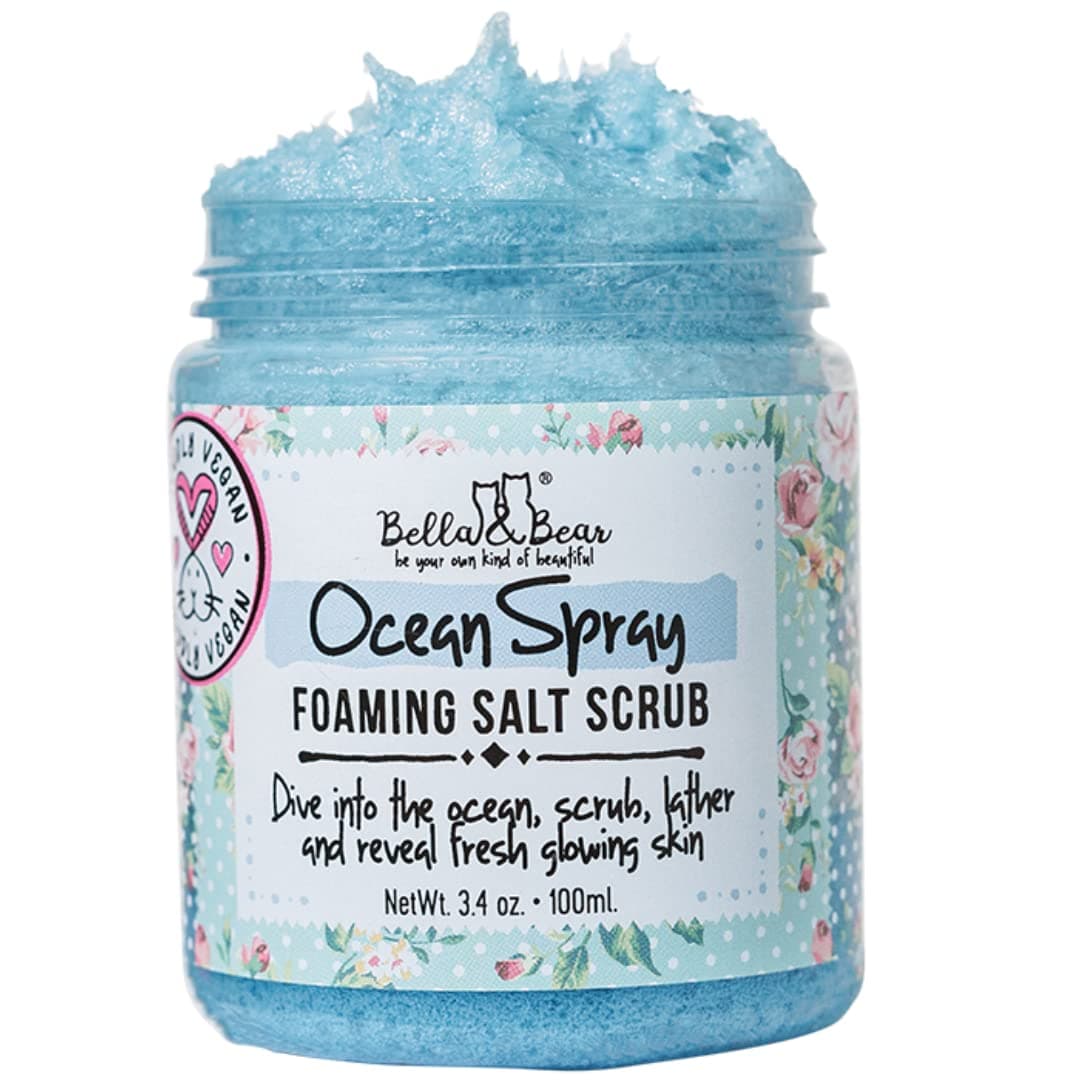 Bella Bear Ocean Spray Body Scrub Travel Size Vegan 34oz 34 oz 34 oz