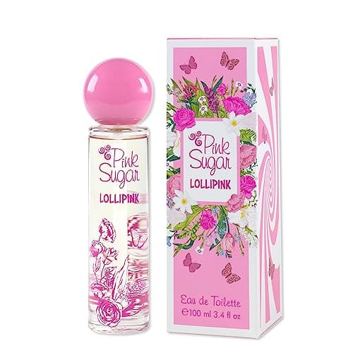 Pink Sugar Lollipink Eau De Toilette Perfume for Women Fruity Floral Scent Sweet Notes of Apple Rose and Vanilla Feminine Sophisticated Long Lasting 34 Fl Oz