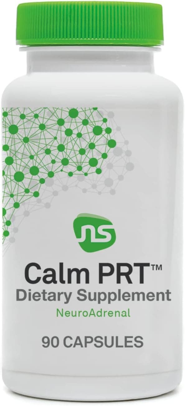 NeuroScience Calm PRT Rhodiola Rosea Adrenal Health Supplement to Support Sleep Mood Regulate Stress Help Reduce Anxiousness Sleep Supplement with Glycine Taurine Cortisol 90 Capsules