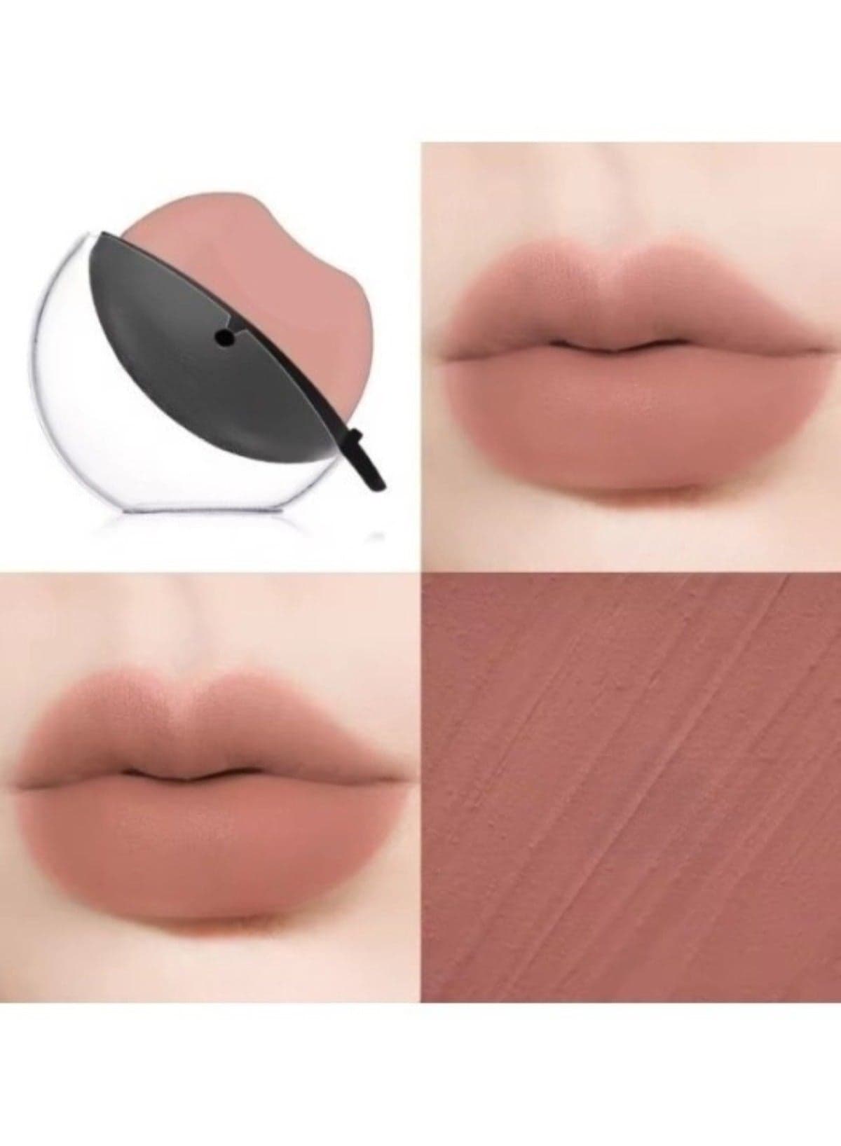 Matte Lazy Lipstick Beauty Waterproof Quick Gloss Almond Milk Tea