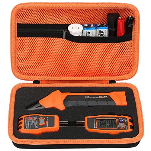 Aenllosi Hard Case for Klein Tools ET310 AC Circuit Breaker Finder & 80016 Circuit Breaker Finder Tool Kit & 80041 Outlet Repair Tool Kit & RT250 GFCI Outlet Tester Organizer (Case Only)