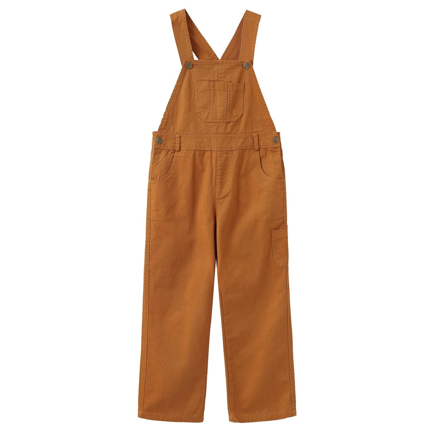 GRANDWISH Boys Brown Bib Overall Size 10
