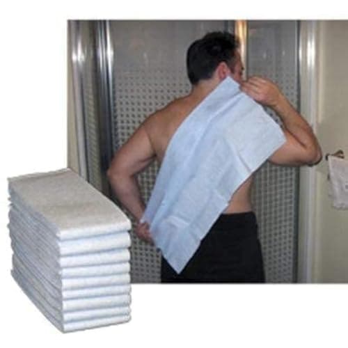 TURION 70 GSM Disposable Non Woven Face and Body Towel (18 x 18 Inch) - Pack of 25 Pieces