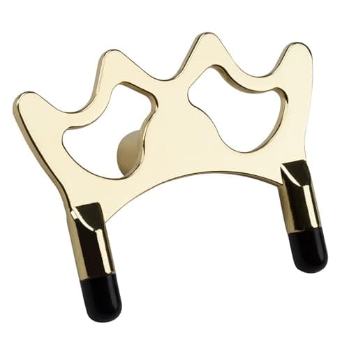 GSE Games & Sports Expert Billiard Cue Stick Brass Metal Screw-on Bridge Head, Portable Billiards Bridge Head, Pool Cue Accessory for Pool Table
