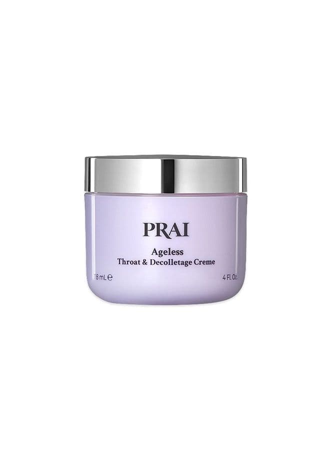 Beauty Ageless Throat & Décolletage Neck Creme, Neck Skin Firming and Tightening Cream, Works as Double Chin Eliminator, Vegan, Paraben-Free, Cruelty-Free, 4 Oz