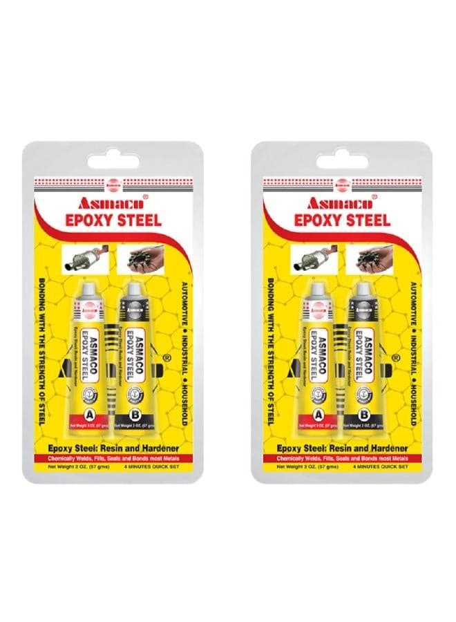 Asmaco Epoxy Steel - 57G - Set of 02