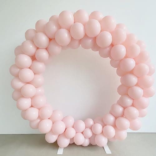 AMFIN (Pack of 100) Pastel Birthday Decoration Item Balloons - Pink