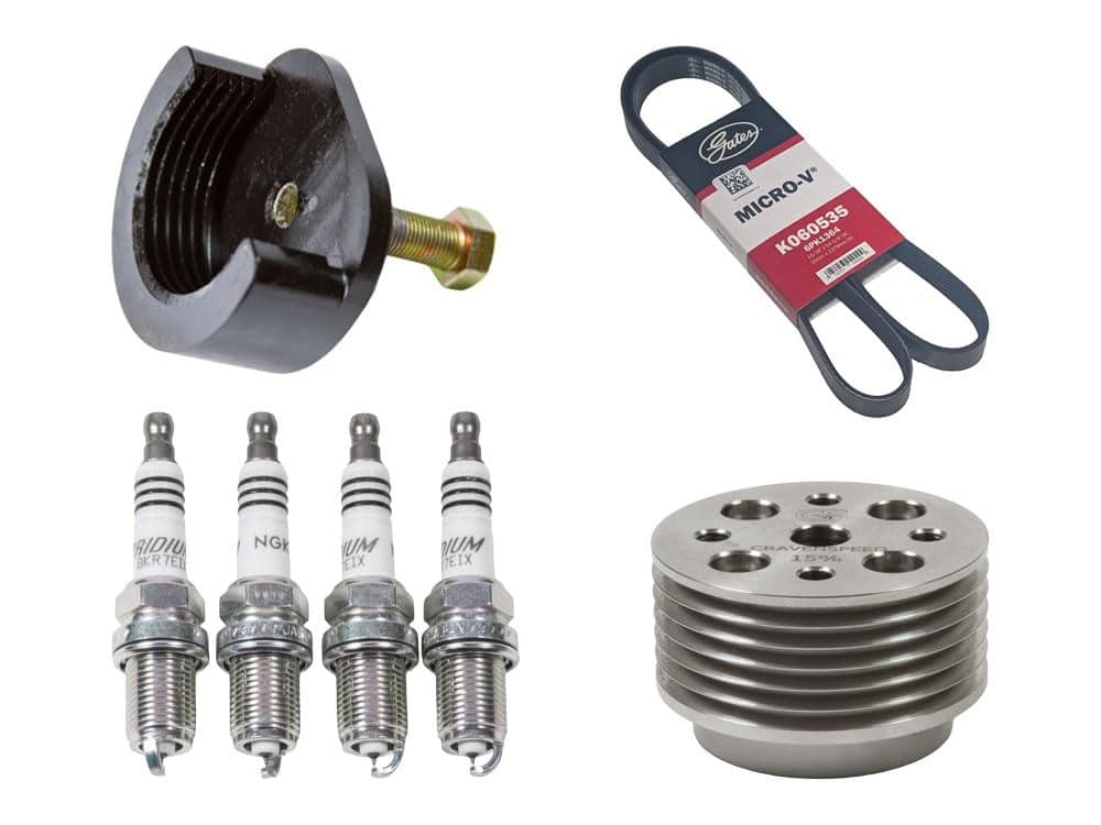 CravenSpeed Supercharger Performance Kit with Quick Puller Compatible with MINI Cooper S R53 20022006 15 Reduction