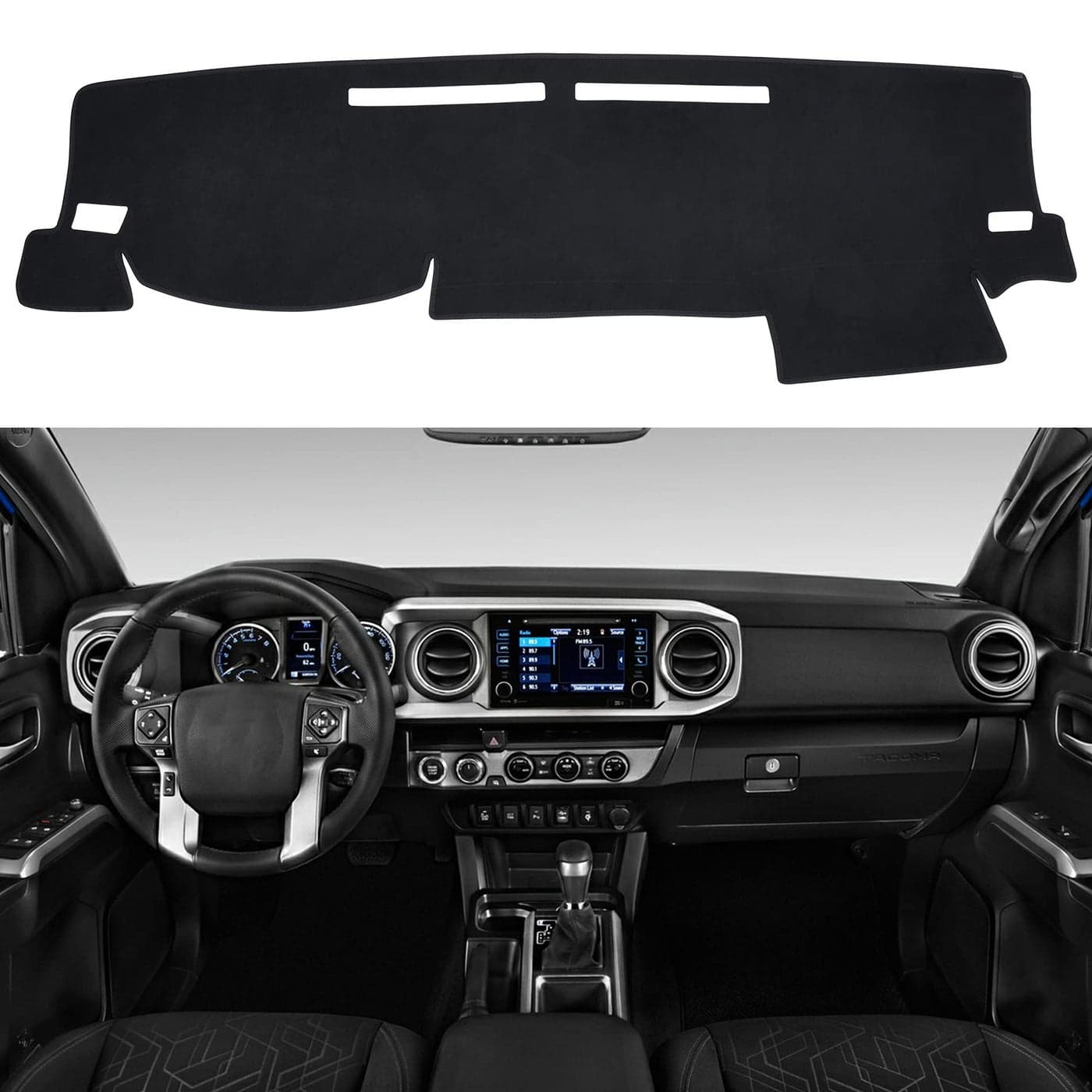 SPEEDWOW Dashboard Dash Board Cover Mat Carpet Compatible with Toyota Tacoma 20162023
