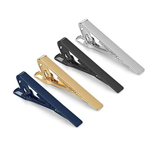 SEVENSTONE 8Pcs Tie Clips for Men Tie Pin Set Ties Necktie Business Bar Clips
