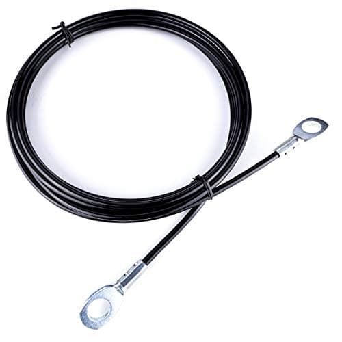 Fitness Pulley Cable,Replacement Cable Machine Accessories,Cable Pulley Attachments for Gym -Thick 5mm(0.2inch) Heavy Duty Steel Wire Rope for Home Gym Cable Pulley Machine (Type-A, 79 inches)