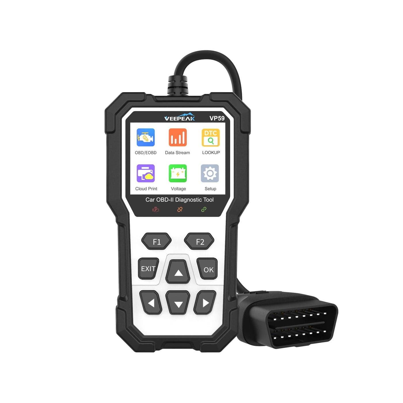 Veepeak OBD2 Scanner Diagnostic Tool with Reset Auto Check Engine Code Reader for 1996 Cars Light Trucks Carrying Case Included