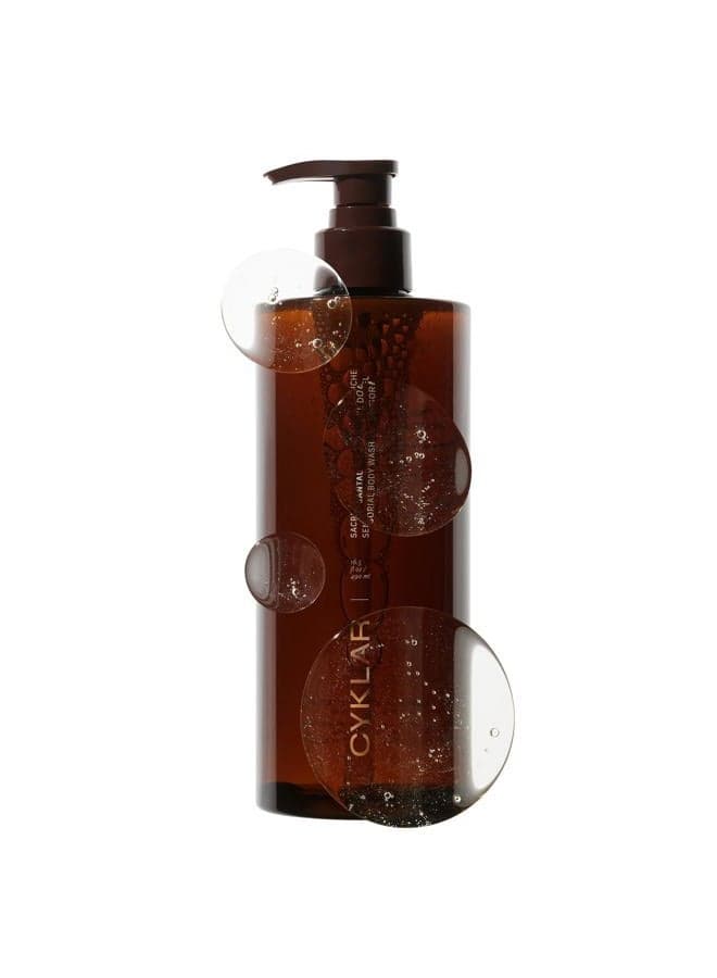 Sensorial Body Wash. Sacred Santal Hydrating Cleanser with Moisture Locking Multi-Oil Complex, Sodium PCA and Glycerin. Nourishing Shower Gel for Women and Men, 16.5 Fl Oz Luxury Bodywash