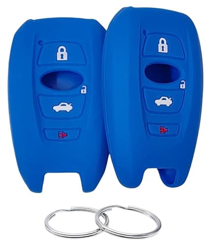 REPROTECTING Silicone Rubber Key Fob Cover Compatible with Subaru Ascent BRZ Crosstrek Forester Impreza Legacy Outback WRX WRX STI XV Crosstrek 20142026