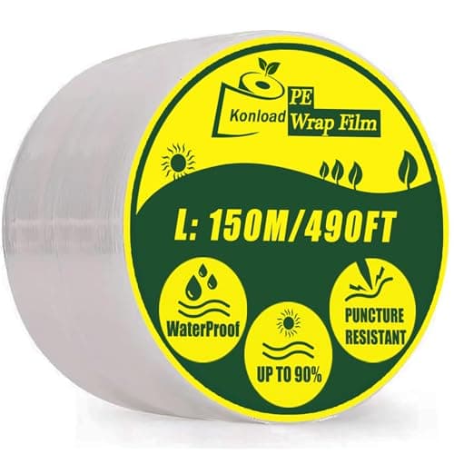 Konload Nursery Grafting Tape Wide 1-3/5 inch Plant Budding Tool for Grafting Self-Adhesive PE Stretchable Film for Grafting,Buddy Tape for Gardening Grafting Tool
