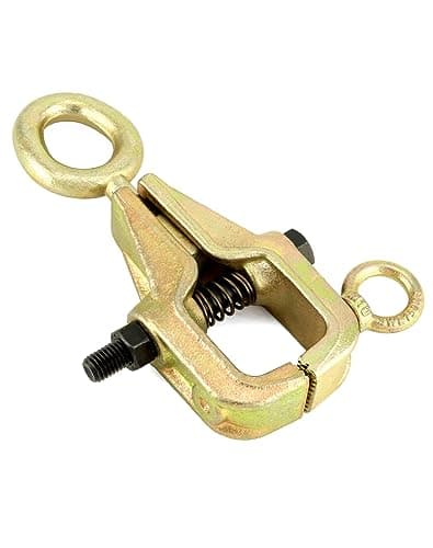 QWORK Auto Body Repair Pull Clamp 5 Ton Top and Straight 2 Way Auto Body Clamps Self Tightening Frame Pull Clamp for Automotive Car Vehicle Body Repair