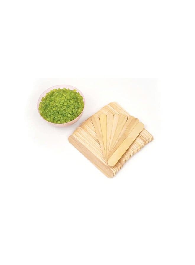 300 Count Salon Waxing Hair Removal Large Wooden Spatulas Wax Applicator 6 x 3/4in