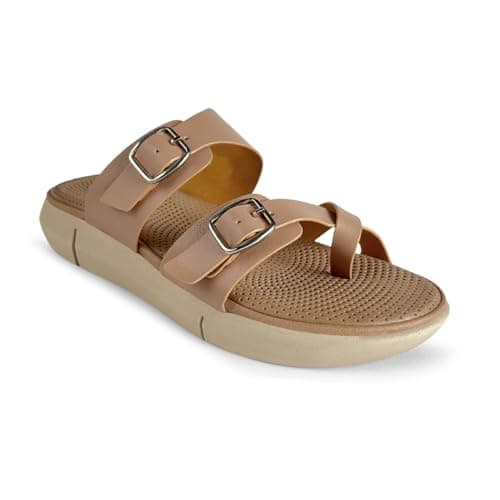 KazarMax Women Magnolia Beige Sandals -3 UK