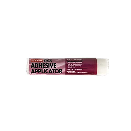 Wooster Brush R245-9 Adhesive Applicator Roller Cover, 1/8-Inch Nap, 9-Inch