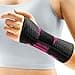 FREETOO Wrist Support Brace Left Hand for Tendonitis Sprained Wrist Strain Pain Relief Wrist Splint for Carpal Tunnel Arthritis wrist Immobilizer Fit Women and Men for Sleeping SM BlackPink
