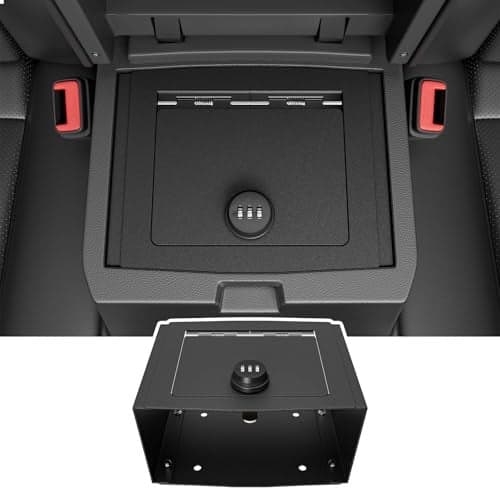 SZYANG Center Console Safe Organizer Compatible with 2024 2025 2026 Toyota Tacoma Lock Box Console Safe Vault Center Armrest Manager Replacement for 2024 2025 2026 Toyota Tacoma Accessories