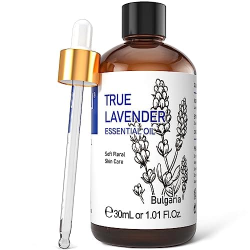 HIQILI Lavender Essential Oil for Diffusers, Aromatherapy, Natural Relaxation, Stress Relief & Sleep Aid, Therapeutic Grade 1 Fl Oz