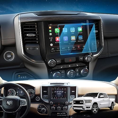 LFOTPP Glass Screen Protector for 2013-2024 Ram 1500 2500 3500 8.4 Inch Grand Cherokee(14-19),Chrysler Pacifica(16-20),Chrysler 300(11-23),200(11-17)