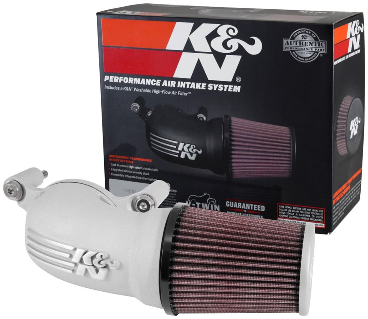 KN Cold Air Intake System HighFlow Air Filter Increase Performance Acceleration Compatible with 20012017 Harley Davidson See Product Descriptions for Select Models 571137S