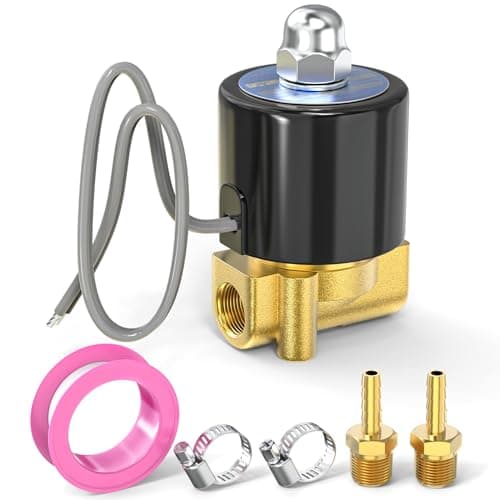 TAILONZ PNEUMATIC 1/4 Inch NPT AC110V Brass Electric Solenoid Valve 2W025-08 Normally Closed Water, Air, Diesel