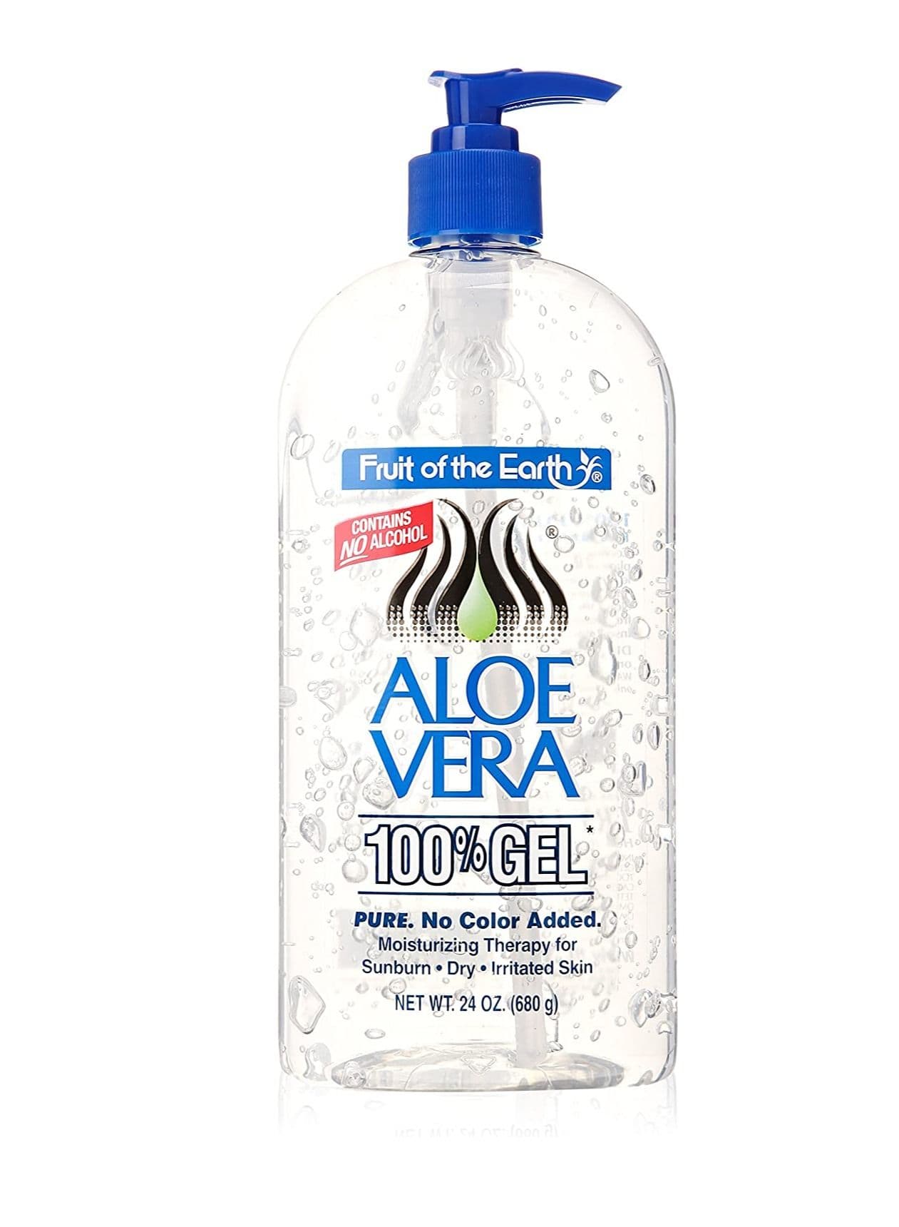 moisturizing treatment for sunburned dry and irritated skin