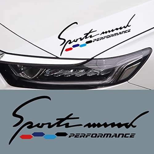 Hood Sticker Compatible with 1 2 3 4 5 6 7series M3 M5 Z4 Hood StickerBlack