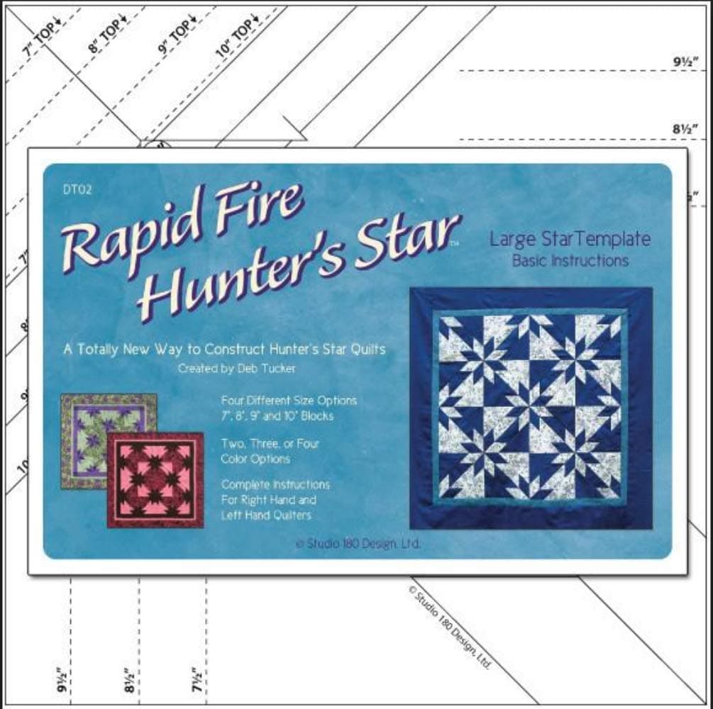 Rapid Fire Hunters Star LARGE Template Studio180 Design