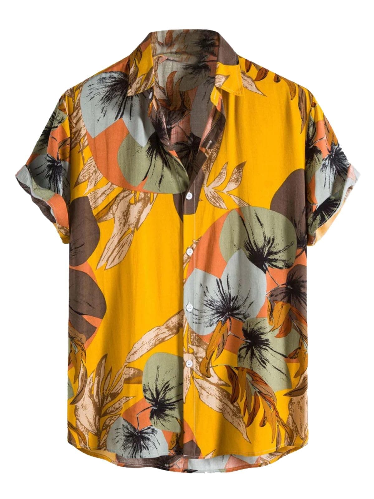 Leriya Fashion Shirt for Men | Mens Casual | Man Stylish | Printed | Men's Regular Fit | Formal | Man's Solid Slim Fit | Short Sleeve | Trendy | Summer-Button Down