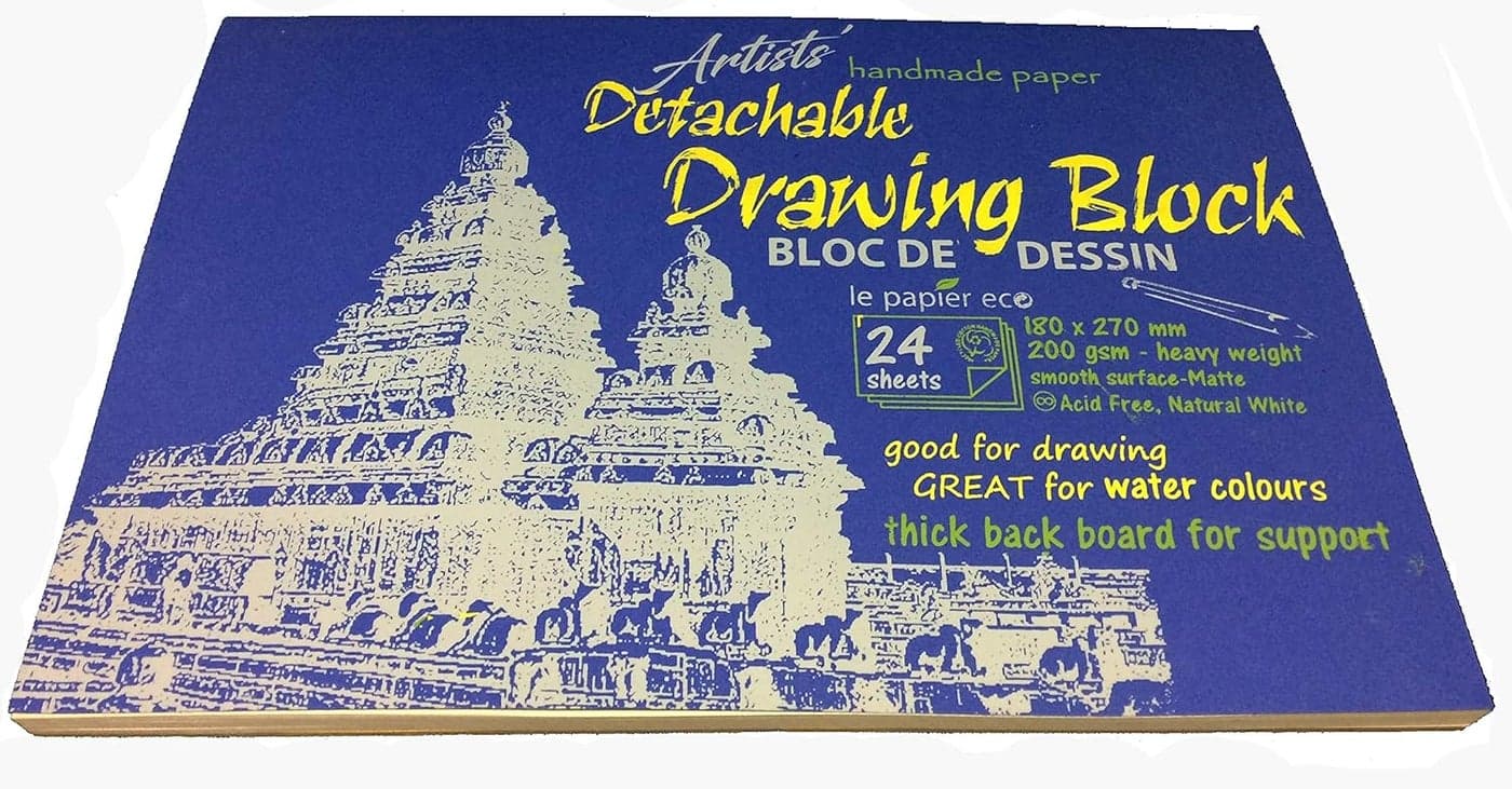No8 Artists Handmade Paper Detachable Drawing Block