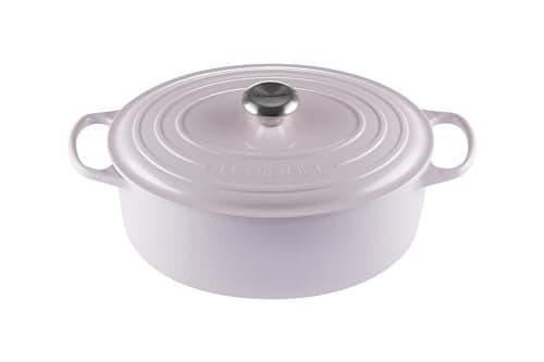 Le Creuset Enameled Cast Iron Signature Oval Dutch Oven, 6.75 qt., Shallot