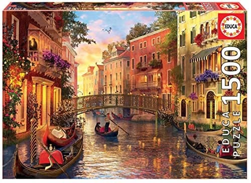 Educa Childrens 1500 Sunset in Venice Puzzle