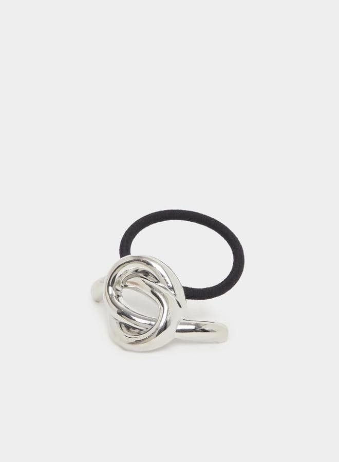 Metal Detail Hair Tie