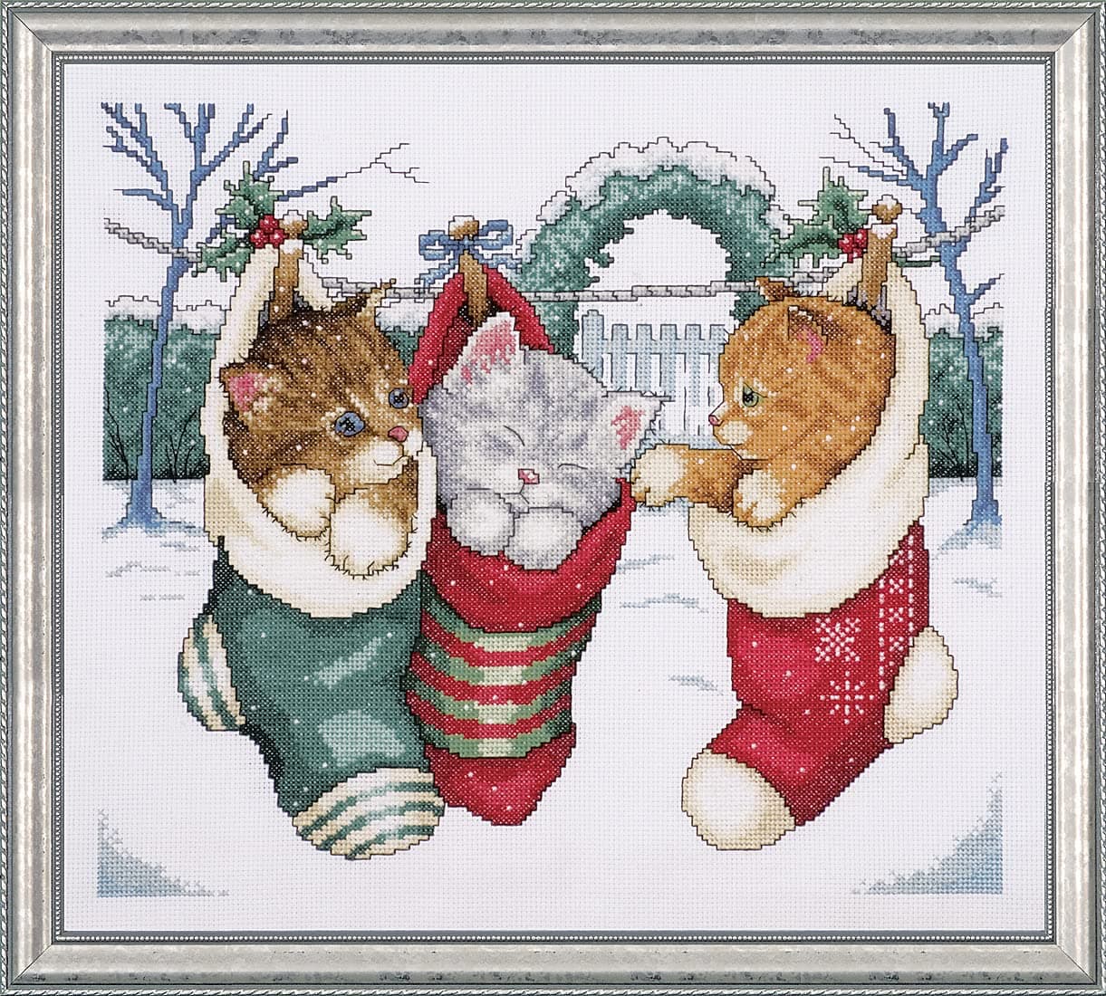Cozy Kittens Counted Cross Stitch Kit