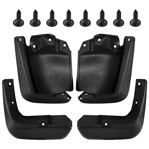BDFHYK Mud Flaps Splash Guards 4PCS Front & Rear Side Mud Guards Compatible with Honda Civic 2012-2015 Sedan Only, with Fender Flares (Eighth Generation)